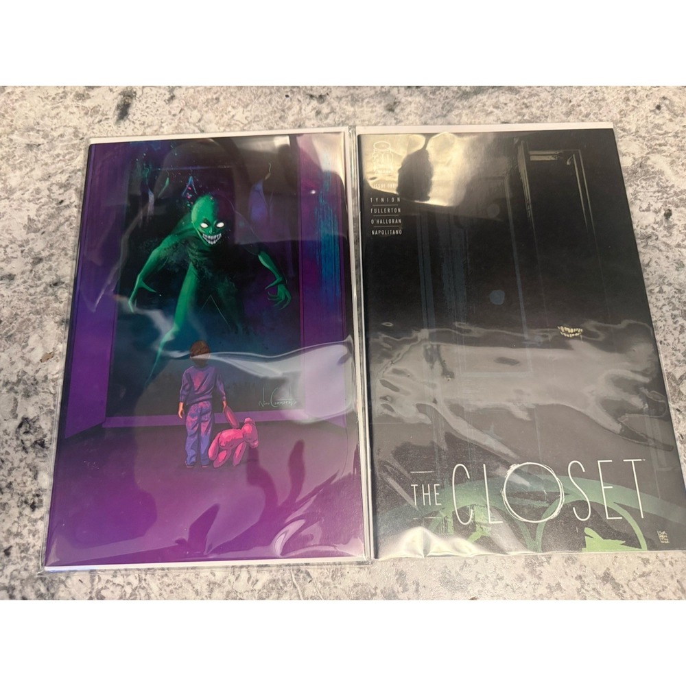 Set Of 2 special edition cover for The Closet #1, And Standard Variant Comics